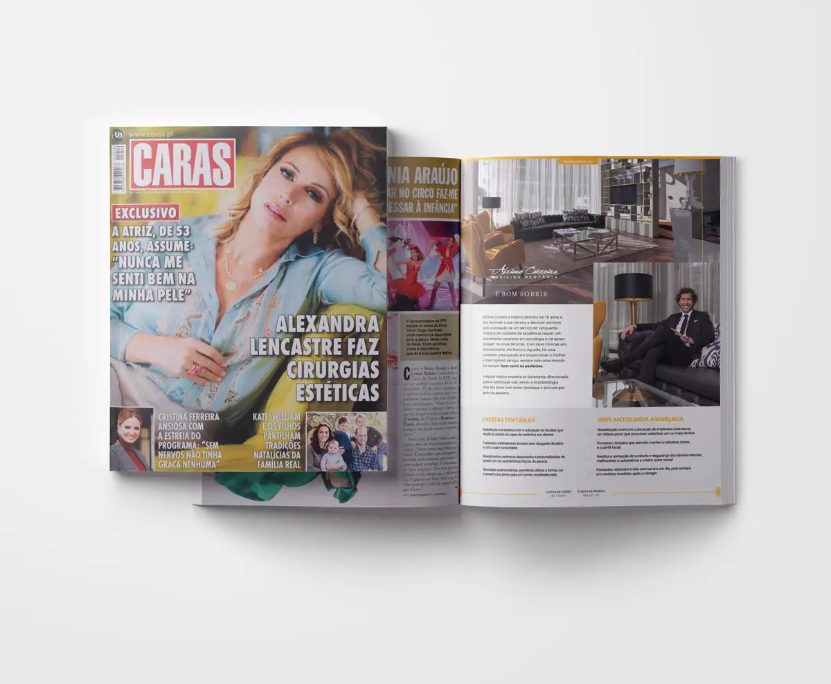 Adriano Carreira na revista Caras
